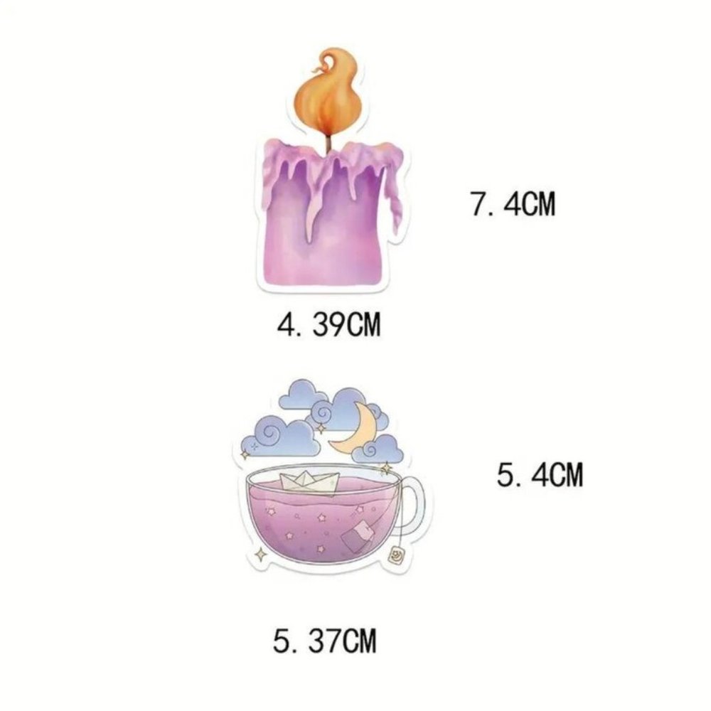50 Pcs Witchy Stickers - Dreamy Magical Moon Stickers - Picture 4 of 4